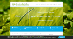 Desktop Screenshot of groeieningeloof.nl