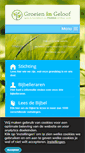 Mobile Screenshot of groeieningeloof.nl